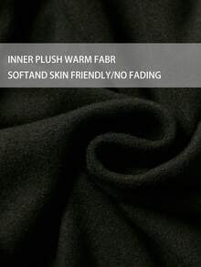 节日礼物 加厚保暖打底裤，适合秋冬季户外活动，男士保暖内衣，带保暖内衬的保暖长裤，男士御寒保暖长裤，滑雪、冬季保暖狩猎装备，保暖内衬长裤，适合寒冷天气。适用于各种室内/户外活动，例如骑行、滑雪、攀岩、跑步、单板滑雪、瑜伽、健身塑形等。 - 黑色 - 查看 4