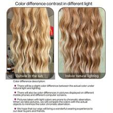 Women's Wigs, Blonde Wavy Curly Wigs, 13*4*1 T-Type Lace Synthetic Wigs, Suitable For Daily Party Festivals And Role-Playing Wigs