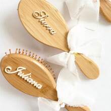 1 件定制发刷和梳子，新娘、伴娘派对礼物，甜蜜生日派对礼物 - 彩色 - 查看 4