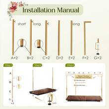 Over The Table Rod Stand With Clamps, Gold Metal Over Table Hanging Rail For Decorations, Adjustable Length, Table Arch Hanging Rail For Wedding, Birthday, Party Decor - Dorado - Ver 7