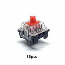 Mechanical Keyboard Switch 35Pcs Red POM Hot Swapping Silent RGB LED Gaming Compatible - Multicolor - View 3