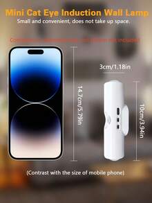 1 cái/2 cái/4 cái Đèn ngủ LED sạc, Đèn tường 2 đầu đèn, Có thể điều chỉnh độ sáng 3 màu, Dùng cho hành lang, phòng ngủ, cầu thang, văn phòng (400mAh) (Màu nút, Phân phối ngẫu nhiên) - trắng - Xem 13