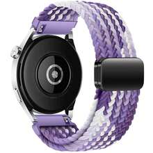 Mazoft 编织运动表带兼容三星 Galaxy Watch Band 7/FE/6/5/4/3 & Watch 5 Pro & 6/4 Classic & Gear S3/S2，20mm & 22mm 表带兼容三星手表 47mm 46mm 45mm 44mm 40mm 43/42/41mm 兼容华为