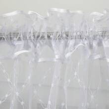 Cortina de filtro minimalista europeia, 1 peça, 300x120 cm, proteção UV, tela de privacidade para janela, sala de estar, quarto, cozinha