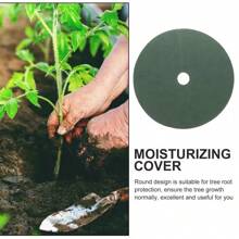 6 件套除草屏障，带无纺布树木覆盖物环、保护垫、植物覆盖物、防草、园艺织物控制，15 厘米 - 82 厘米