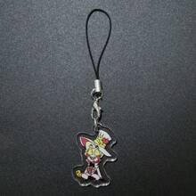 Anime GOODS Anime Acrylic Keychain -Vicky Charlie Alastor Cute Y2K Cartoon Pendant, Suitable For Bags And Keys, Perfect Gift For Fans, Cosplay Accessories Car Key Bag Backpack Small Jewelry Key Ring Accessories Creative Student Gifts Anime Derivatives, Creative Backpack Pendants, Car Key Pendants, Acrylic Keychains, Japanese Comic Pendants, Neko Contents Seed Keychain Collectibles, Pendants, Otaku Collection Gifts, Cheap Gifts School Letter Car Accessories Goth