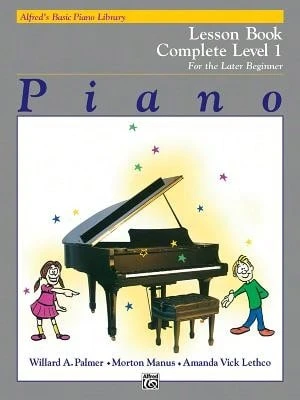 Alfred's Basic Piano Library Lesson Book Complete, Bk 1: For The Later Beginner (Paperback) By Willard A Palmer, Morton Manus, Amanda Vick Lethco - 單本 - 查看 1