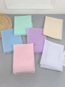 1pc Solid Color Nylon Soft Tulle, Wedding Veil Fabric, Decorative Mesh Fabric For Dresses, Tablecloths - Multicolor - View 7