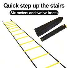 1pc Agility Ladder Speed Training Equipment, Suitable For Football Training, Footwork, Coordination And Explosiveness, Applicable For Field, Sand, Home Workout And Gym