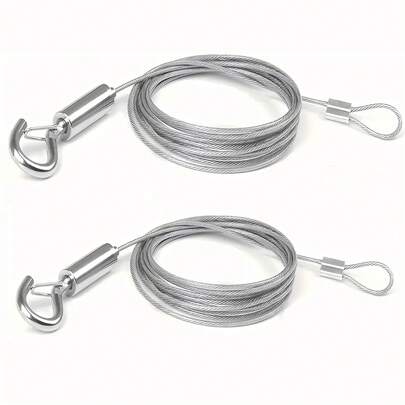 2mm dicke Edelstahl Wäscheleine, Innen-/Außen Wandmontierte einziehbare Trocknungsleine, einstellbare Länge 2m/3 Meter/5m