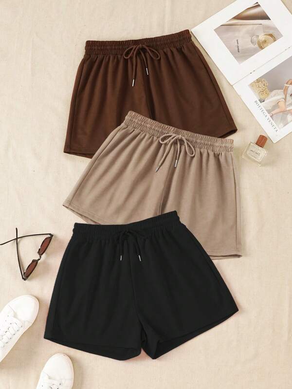 Three Pieces Sports Shorts, Slightly Stretchy, Suitable For Summer Wear, Suitable For Outdoor, Sports, Travel, City Roaming And Other Occasions, Comfortable And Easy To Match, Outdoor Sports Shorts, Women's Three Pieces Shorts, Women's Sports Shorts, Sports Casual Shorts, Summer Shorts, Three Pieces Shorts