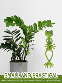 1/3/5 Piece Frog Plant Stand, Green Frog Plant Stand And Holder - Cute, Stable Support For Small Potted Plants And Succulents, Frog Garden Decorative Flower Pot, Plant Stand For Outdoor Garden - Multicolor - View 3