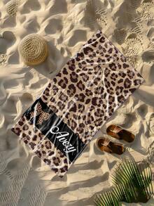 Personalized Kids Hooded Beach Towel For Swimming Pool And Beach - Multicolor - View 5