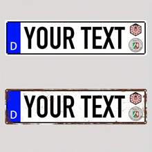 Customized Retro Metal Sign - Wall Art With Personalized Text For Living Room, Hallway, Office, With 2 Font Options - 10.01 X 40.01cm Vintage Home Decor - Durable Wall-Mounted, Battery-Free