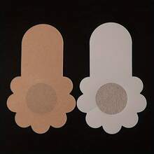 20pcs Invisible Lift Breast Cover Breathable Elastic Anti-Sagging Breast Lift Adhesive Tape For Party Wedding Dresses Lingerie And Lingerie Accessories Halloween Dress Lift Tape - 20 PCS Flower Shape - View 5