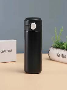 1pc Customized Stainless Steel Water Bottle, 420ml Personalized Name Insulated Cup, Customized Stainless Steel Water Bottle, Self-Customized Name Insulated Leak-Proof Stainless Steel Cup, Stainless Steel Bottle, Back To School, Party, Travel, School Water Bottle, Birthday, Graduation Ideal Gift, Boys, Girls, Teens Water Bottle Gift