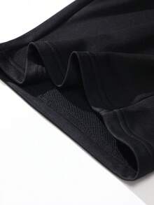 Calças largas masculinas de 5 peças, calças casuais com cordão na cintura e bolsos, estilo jovem de rua, estilo esportivo universitário - Multicolorido - Ver 11