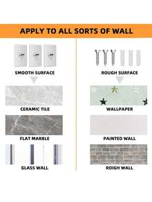 1个亚克力储物架，透明展示架，悬浮式壁挂架，展示柜，书架，多功能储物架，适用于卧室、浴室、客厅等场所。 - 無色 - 查看 12