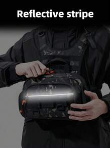 Tactical MOLLE Chest Bag With Front Pouch Outdoor Gear For Camping, Hiking, Climbing And Fishing Multipurpose Travel And Recon Kit Bag For Adventure Best Gift For Father