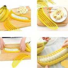 Banana Slicer - Quick And Safe Banana Cutter For Even Slices, Easy Kitchen Gadget For Kids And Adults, Perfect For Snacks, Fruit Salads, Desserts And Meal Prep