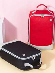 Sac cadeau personnalisé, portez vos souvenirs sur le sac, sac de rangement pour chaussures de voyage multifonctionnel, sac à poussière pour chaussures portable unisexe à grande capacité avec double compartiment, sac à chaussures suspendu, matériau en polyester léger et hydrorésistant