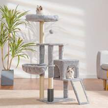 Árboles y casas para gatos - Gris Claro - Ver 9