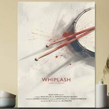 Framed Canvas Whiplash Movie Poster Digital Minimalist, Cult Movies Printable Wall Art Vintage Room Decor - Framed - View 1