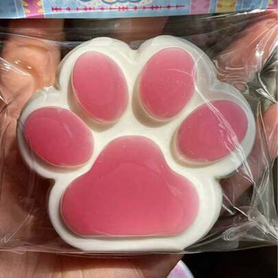 1 st. mellanstor Tabas söt katttass stresslindrande leksak: Bärbar klämleksak för kontorsskrivbord och utomhusbruk, perfekt julklapp, söt rolig dekoration, julklapp, festgåva, julklapp, belöning i klassrummet, Tabas squishy leksak (ministorlek gelé 3,5 cm. Läs noga innan du beställer.)