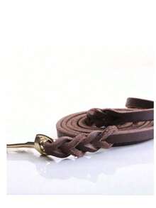 Cowhide Leather Leash, Leather Lead For German Shepherd - Multicolor - View 3