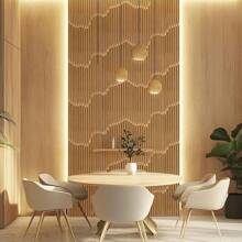 1PC 3M Self-Adhesive Wood Waterproof PVC Contact Paper For Easy Wall Decor, Perfect For Dining Room, Living Room, Office Background Walls, Wallpaper For Living Room