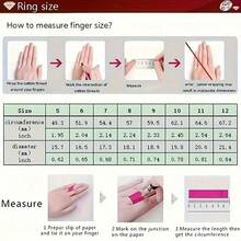 Elegant And Shining Oversized 0.55*0.39 Inch Inlaid Synthetic Zirconia Engagement Ring, Luxury Bridal Wedding Party Accessories, Women'S Jewelry - 彩色 - 查看 4