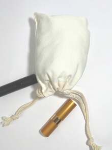 20 个亚麻束口袋，派对/婚礼/生日礼物包装袋，适用于珠宝、化妆品、耳机、移动电源、家居收纳，多种尺寸可选 - 白色 - 查看 6