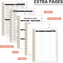 Academic Planner 2025-2026 For Women &Amp; Men, Monthly And Weekly Calendar Planner, Jul 2025 - Jun 2026, A5 (6.3" X 8.5"), Teacher Student Planning Book With Tabs, Ideal For Office School Supplies - Aquamarine - A-Pink - 查看 5