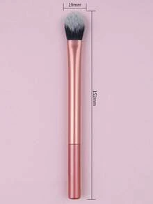 1pc Minimalist Outline Makeup Brush, Cosmetic Brush Makeup Tool - Orange - View 4
