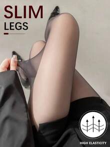 1 Parents Skin Breathable Black Stockings, Ladies Tights, Thin Pantyhose, Elastic Stockings - Black - View 5