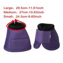 TGW RIDING 2520D Horse Bell Boots No-Turn Horse Bell Boots, Equine Ballistic Hoof Overreach Bell Boot, Pair - Hot Pink - View 3