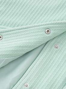 Balabala 女童飞行员夹克 2025 棒球风外套 IP 系列 - 粉綠 - 查看 5