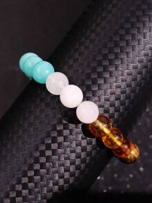 1 pieza Brazalete exclusivo de moda retro, creativo y de colores vivos para atraer dinero, adecuado para hombres en atuendos diarios, festivales y joyería de fiesta
