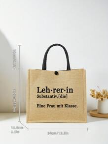 优雅的西班牙风格手提包 - 容量大、可折叠、轻便、适合日常使用，是送给朋友、老师和姐妹的完美礼物 - 非常适合购物和海滩旅行
