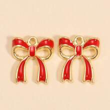 6 piezas de encantos de mariposa de esmalte de aleación lindos, accesorios para hacer joyería para mujeres DIY para aretes, pulseras y collares