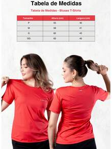 Kit 2 Women's Fitness Tops Dryfit T-Shirt Gym Workout Clothing Slim Fit UV50+ Protection - 白色/粉紅色 - 查看 6
