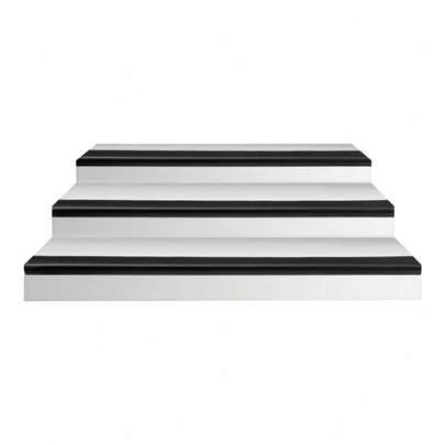 PVC Stair Non-Slip Strip Right-Angle L-Shaped 15pcs Anti-Collision Step Edge Trim Strips Stair Nosing Tread Edge Protector