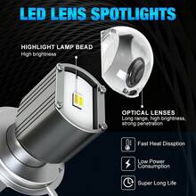 S&D Bóng đèn pha xe máy H6 BA20D LED H4 Led Moto CSP 30000LM Đèn rọi 12V Phụ kiện xe máy Đèn Hi Lo Đèn sương mù Trắng Vàng - Nhiều màu - Xem 2