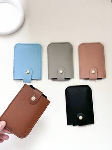 简约抽绳卡包小巧便携轻薄女士钱包迷你钱包零钱包钱夹 - 彩色 - 查看 3