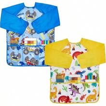 Aprons - สีน้ำเงิน+สีเหลือง - ดู 1