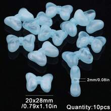 Suministros para hacer joyas con cuentas con estilo de mariposa para hacer collares, pulseras, llaveros, decoración de pasteles, estilo de verano
