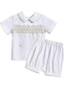 New Summer Two-Piece Suit For Boys And Girls, Casual Breathable Tops And Elastic Shorts, Suitable For Children Aged 0-5 Years Old, Suitable For And Home In Summer
