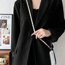 Mobile Phone Lanyard Crossbody Long Style Can Carry Pearl Pickup Chain Women's Phone Case Hanging Chain Bag Shoulder Strap New Style Keychain Bag Charm Purse Charm Keyring - Black - View 4