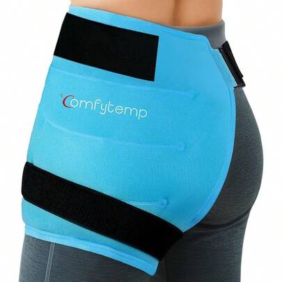 Comfytemp Large Hip Ice Pack Wrap For Sciatica Hip Replacement Fracture Pain Relief FSA HSA Eligible Reusable Gel Ice Pack For Injuries Cold Compression Physical Therapy Recovery Gifts S M 668