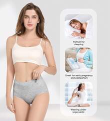 Women's Cotton High Waist Tummy Control Panties Jacquard Ladies Panty Multipack - Comfort - 簡報 06 - 5 件裝 - 多種顏色 - 查看 6